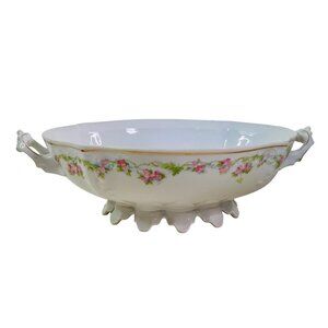 Vintage Vegetable Serving Dish Habsburg China Austria HAB95 Footed No Lid 8.5"